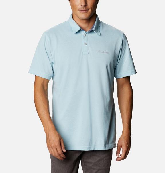 Columbia Thistletown Ridge Polo Blue For Men's NZ1825 New Zealand